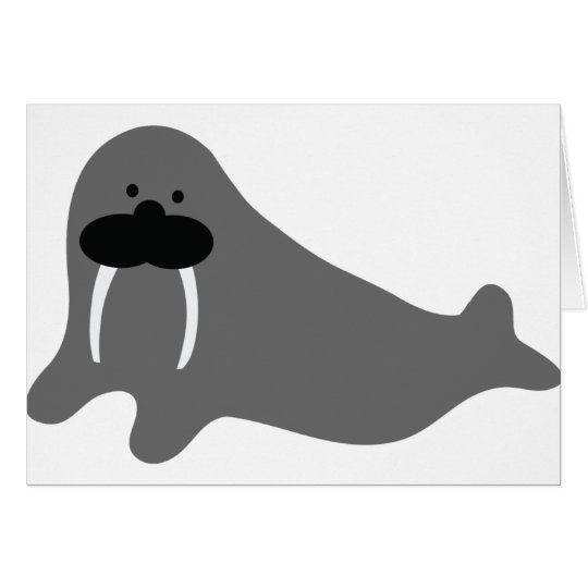 walrus comic icon card