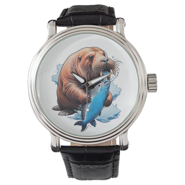 Walrus Fishing In The Sea Watch (Front)
