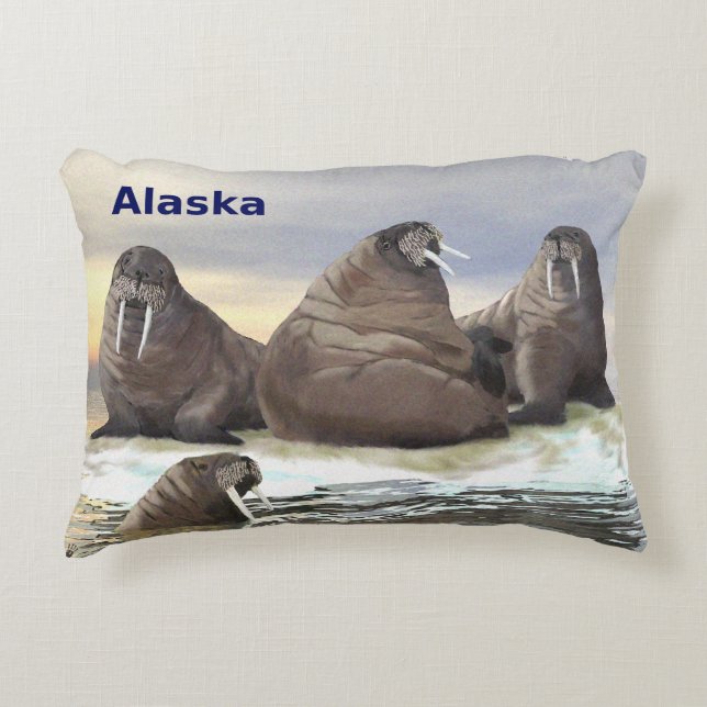 Walrus - Four Brothers Accent Pillow (Front)