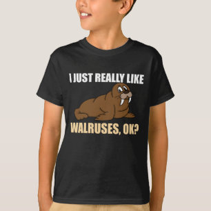 Walrus Gift Animal Zoo Love Arctic T-Shirt