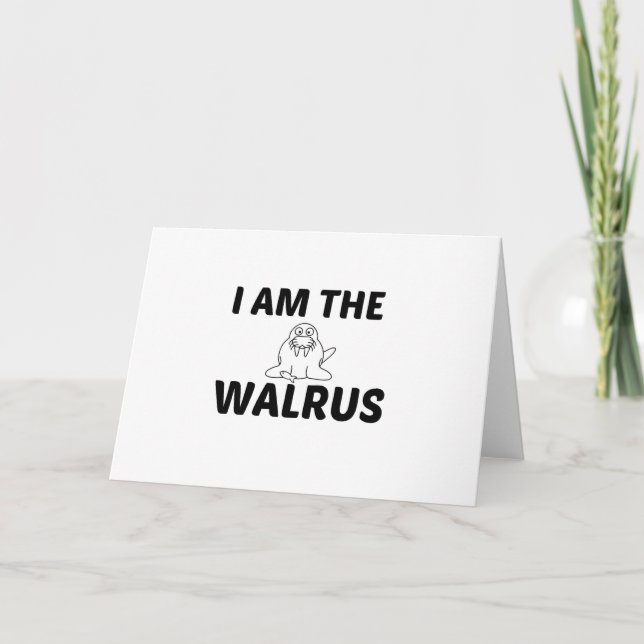 WALRUS HOLIDAY CARD (Front)