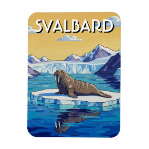 Walrus in Svalbard Norway Magnet