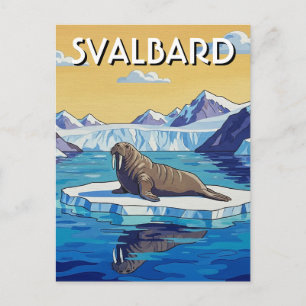 Walrus in Svalbard Norway Postcard