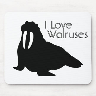 Walrus Love Mouse Pad