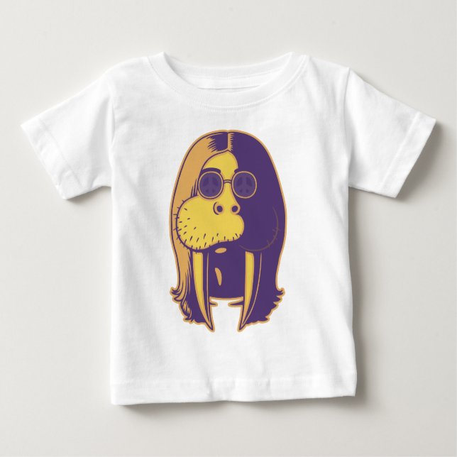 Walrus Man Baby T-Shirt (Front)
