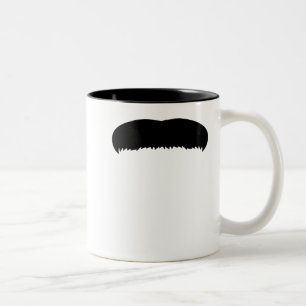 Walrus Mustache Two-Tone Coffee Mug