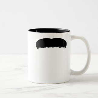 Walrus Mustache Two-Tone Coffee Mug