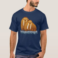 Walrus Pair on Ice Flow T-Shirt