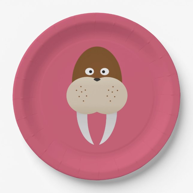 Walrus Paper Plates (Front)
