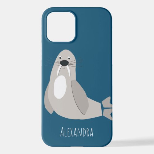 Walrus personalized iPhone 12 case
