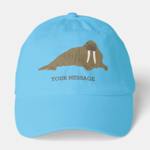 Walrus Realistic Style Illustration Graphic Hat