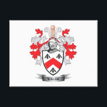 Walsh-Coat-of-Arms Canvas Print<br><div class="desc">Get your Walsh family crest or coat of arms printed on all these inexpensive gifts</div>