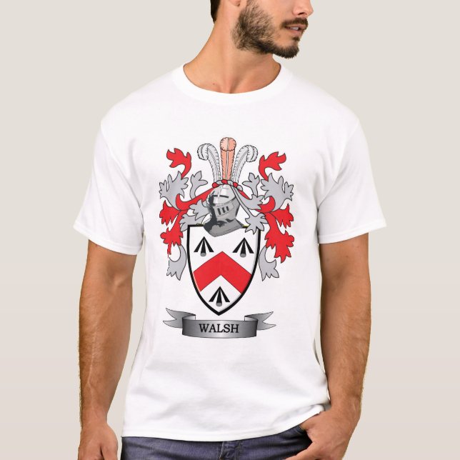 Walsh Coat of Arms T-Shirt (Front)