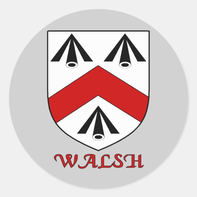 Walsh Falimy Shield Sticker (Front)