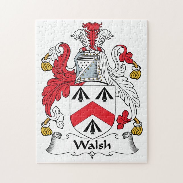 Walsh Family Crest Jigsaw Puzzle (Vertical)
