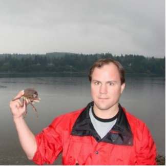 Walt and the crab cutout