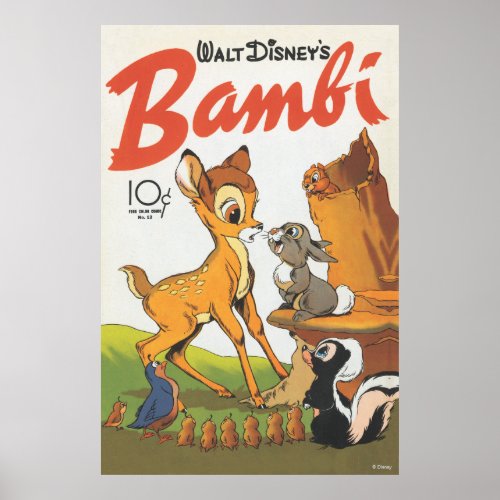 Walt Disneys Bambi Movie Poster