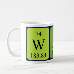 Walt periodic table name mug