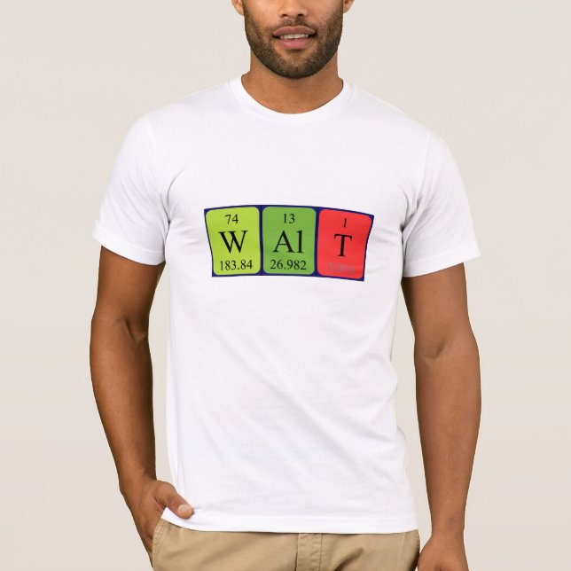 Walt periodic table name shirt (Front)