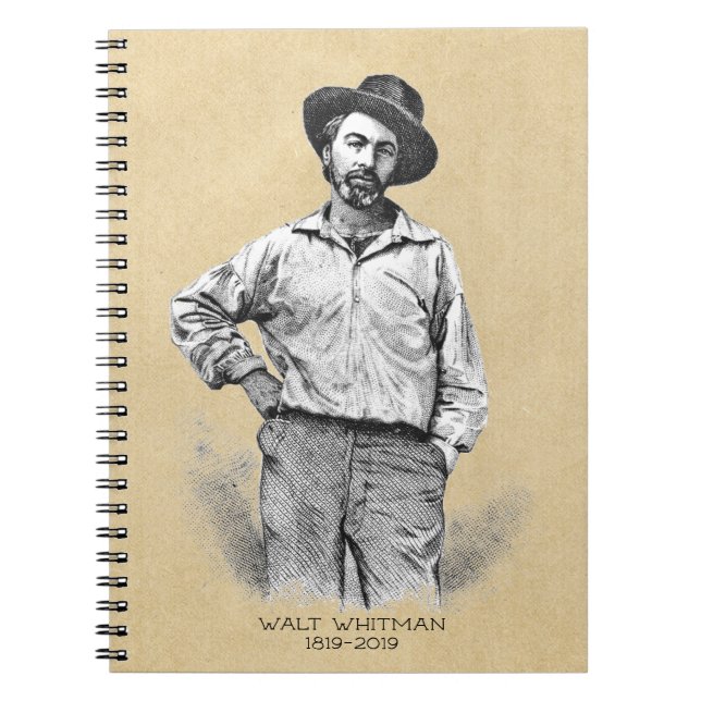 Walt Whitman Bicentennial Birthday Notebook (Front)