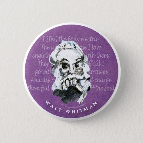Walt Whitman Button