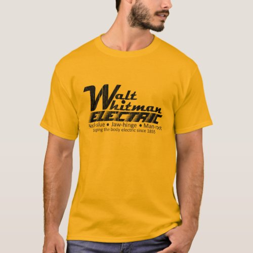 Walt Whitman Electric T_Shirt