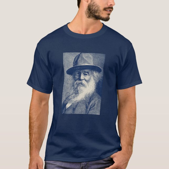 Walt Whitman Engraving T-Shirt (Front)