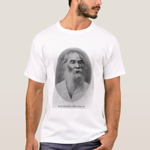 Walt Whitman photographed in 1889 T_Shirt