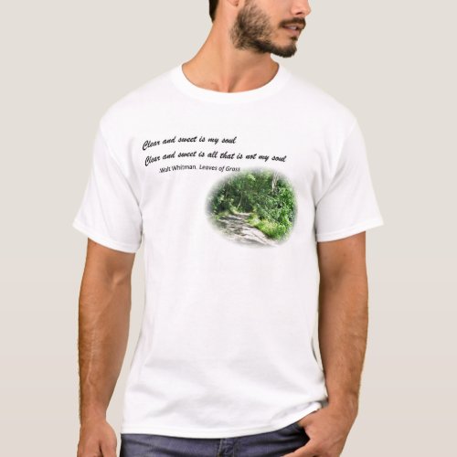 Walt Whitman Poetry T_Shirt