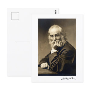 Walt Whitman portrait (1869) Postcard