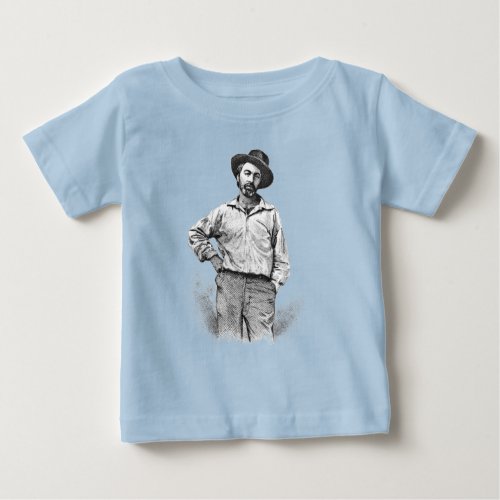 Walt Whitman Portrait Kids Baby T_Shirt