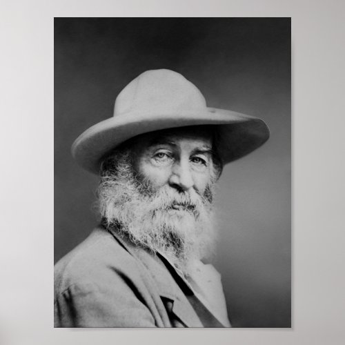 Walt Whitman Portrait Poster