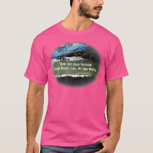 Walt Whitman Quote On Freedom T-Shirt