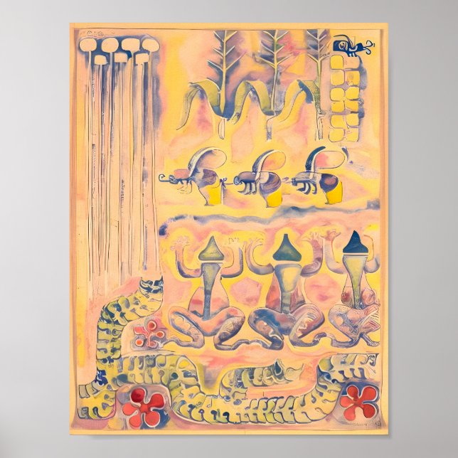 Walter Anderson painting Poster (Front)