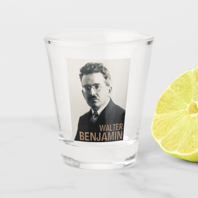Walter Benjamin Shot Glass (Front)