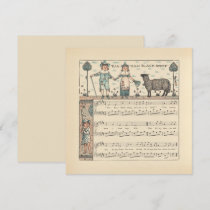 Walter Crane Baa Baa Black Sheep Nursery Rhyme 