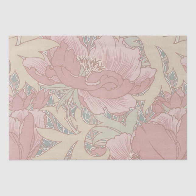 Walter Crane Flowers Tissue Paper (Front)