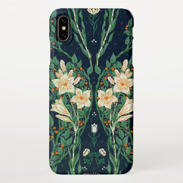 Walter Crane Francesca Botanical iPhone Case (Back)