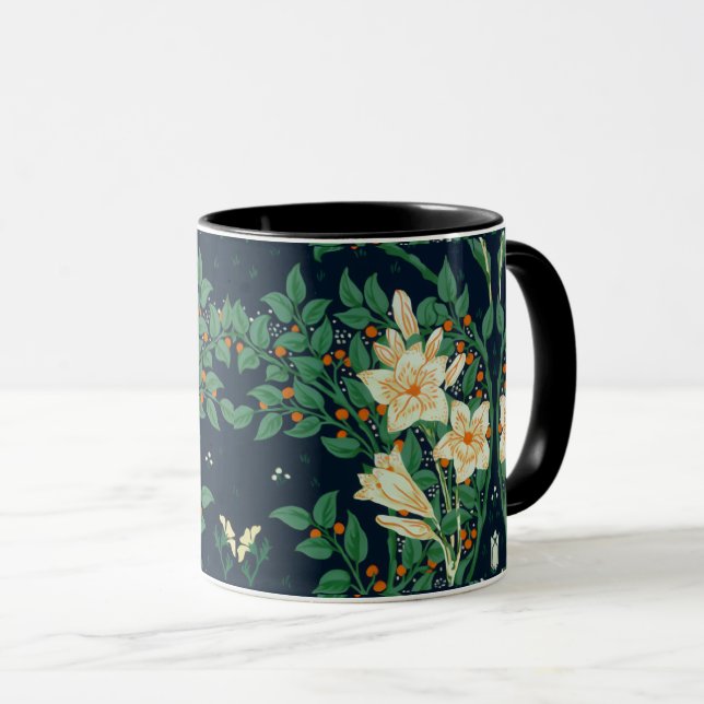 Walter Crane "Francesca" Botanical Mug (Front Right)