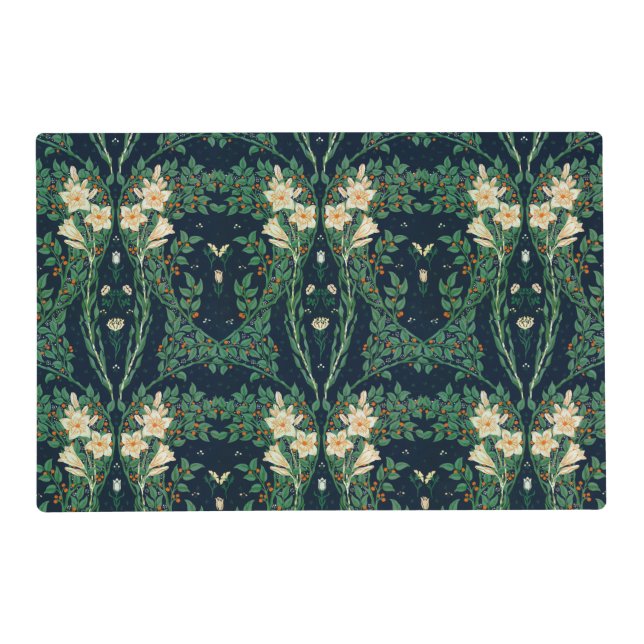 Walter Crane "Francesca" Botanical Placemat (Front)