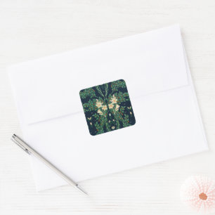Walter Crane "Francesca" Botanical Square Sticker