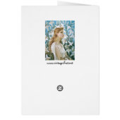 Walter Crane: Lilies Cards (Back)