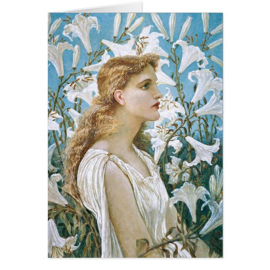 Walter Crane: Lilies Cards (Front)