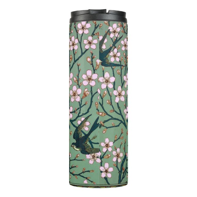 Walter Crane - Swallows and Almond Blossoms Mug (Back)