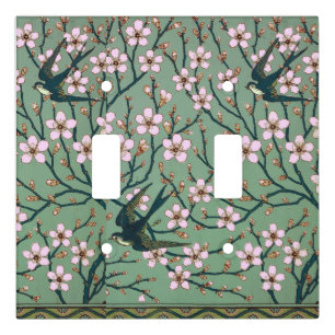 Walter Crane Swallows and Almonds Light Switch Cover