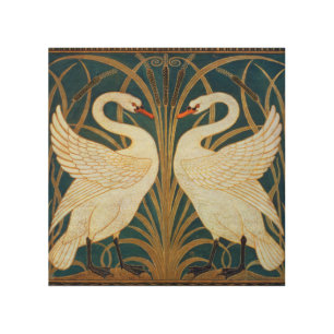 Walter Crane Swan, Rush And Iris Art Nouveau