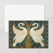 Walter Crane Swan, Rush And Iris Art Nouveau (Front/Back)