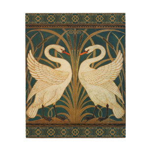 Nouveau Iris Art Wall Décor Zazzle Walter Crane Swan Rush And Iris Art Nouveau