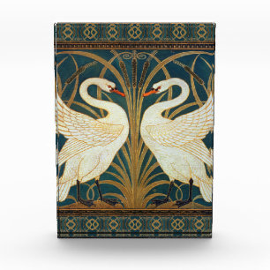 Walter Crane Swan, Rush And Iris Art Nouveau Acrylic Award