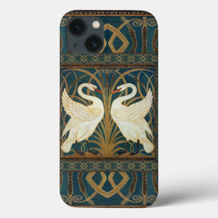 Walter Crane Swan, Rush And Iris Art Nouveau iPhone 13 Case